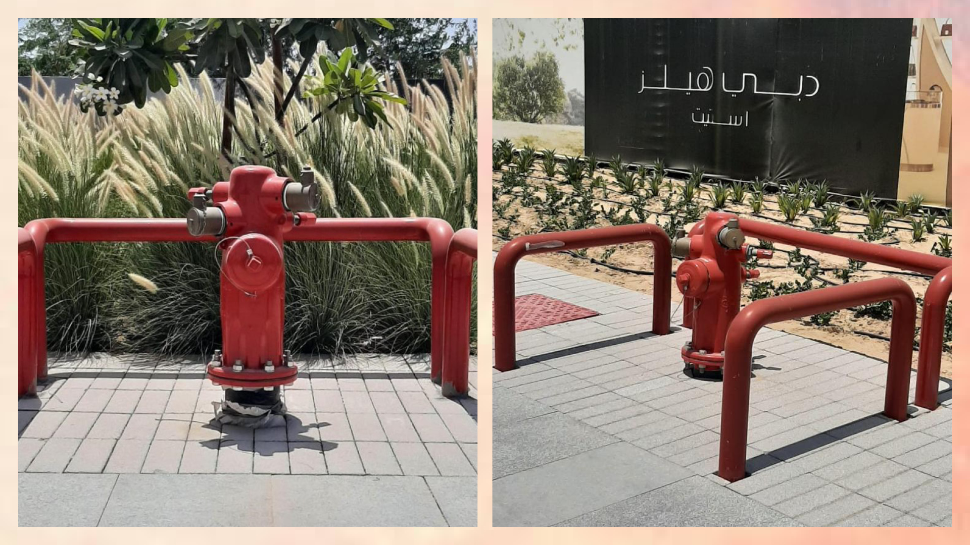 New design wet barrel fire hydrants in Emaar south project, Dubai ...