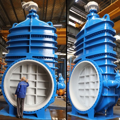 largest gate valve ever supplied by AVK has just been installed in a wastewater system in China