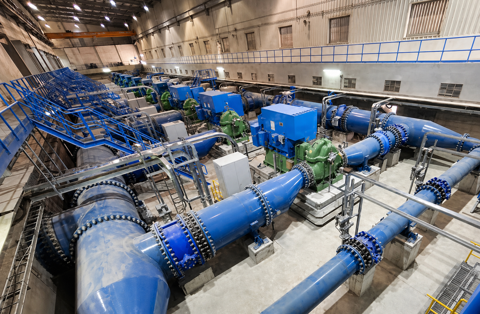 AVK butterfly valve installed in a large-scale water infrastructure pipeline highlighting robust design and industrial application