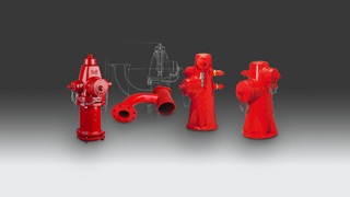 AVK UL listed and FM approved hydrants