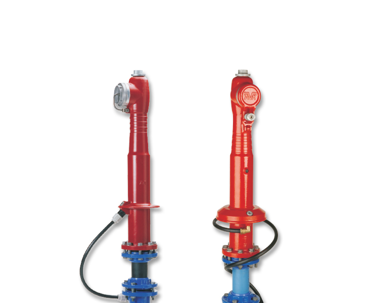 External Attack Hydrant Outdoor fire protection - AVK Watecom