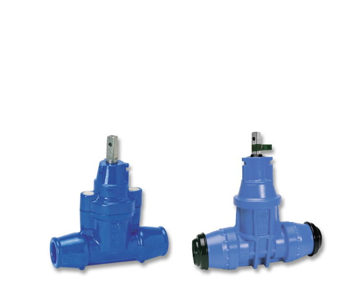 House connection valves for wastewater
