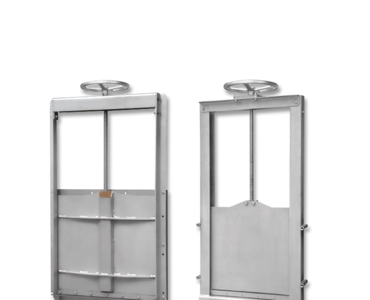Penstocks for wastewater